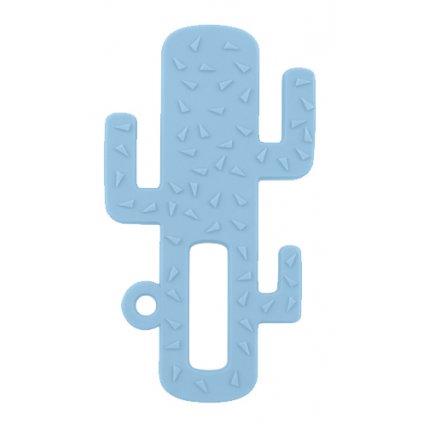 Hryzadlo silikónové kaktus modré