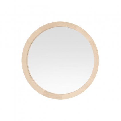 Caramella drevené okrúhle zrkadlo veľké