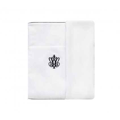 Caramella Modern plyšová detská deka biela