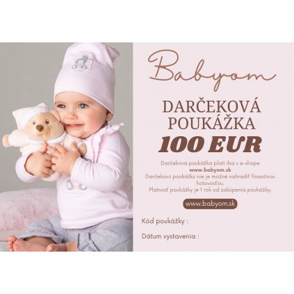 Darčeková poukážka 100 €