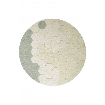 Lorena Canals prateľný koberec Honeycomb blue sage