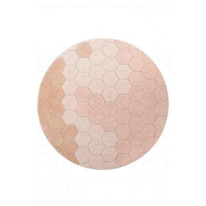 Lorena Canals prateľný koberec Honeycomb rose