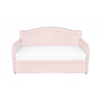 Caramella Cosmopolitan čalúnená detská posteľ ružová