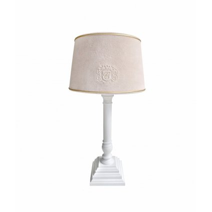 24443 caramella golden sand stolna lampa bezova
