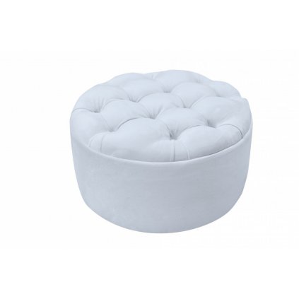 23549 caramella chesterfield presivana taburetka modra