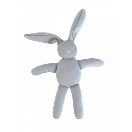 Caramella Pure Grey plyšová hračka zajačik šedý