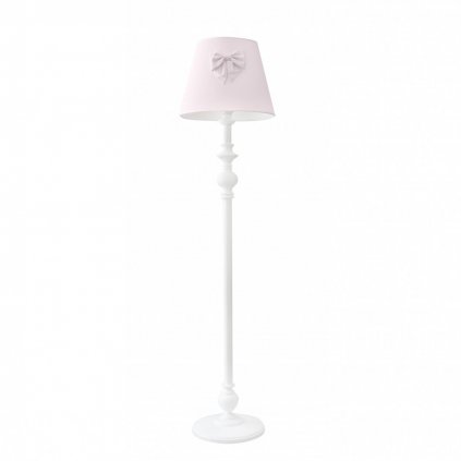 Caramella Baby Pink stojaca lampa s mašľou