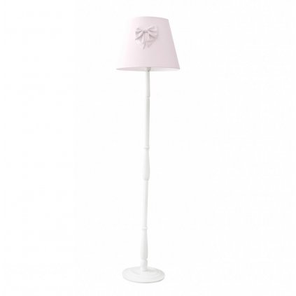 Caramella Baby Pink stojaca lampa s mašľou ružová