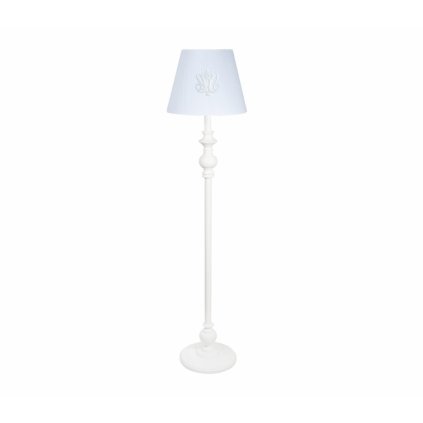 21221 caramella stojaca lampa so znakom a ozdobnou nohou modra