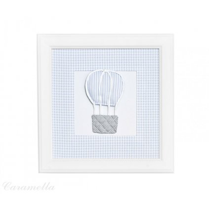 Caramella Baby Blue textilný obraz balón modrý