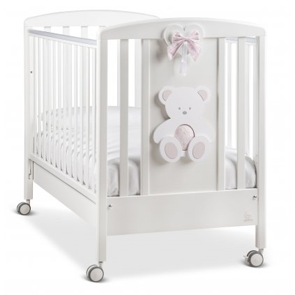 Italbaby romantická postieľka Peluche na kolieskach