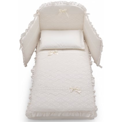 Italbaby Magnifique Lux mantinel s posteľnou bielizňou krémový