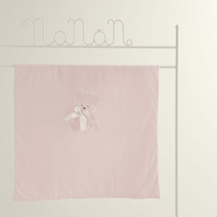 Nanán bavlnená deka do kočíka Coccolo 90x80cm ružová