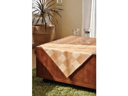 Ubrus teflon Du-pont č.1801 meruňková (Velikost 40x80)