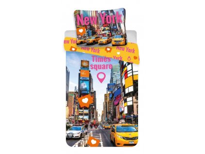 Povlečení fototisk Times Square (Rozměr povlečení 140x200, 70x90)