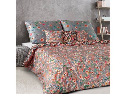 Povlečení satén Geon Magické kvítí (Rozměr povlečení 140x200, 70x90)