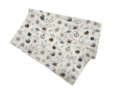 Plena 70x70 cm Moře (balení 5 ks) (Varianta Látková plena 70x70 cm Moře (balení 5 ks))