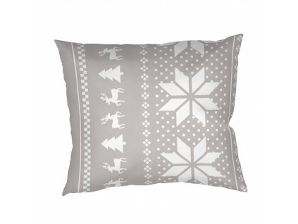 Povlak krep Sobi šedí (Rozměr povlečení 70x90)