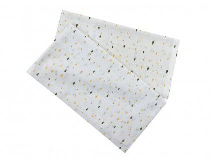 Plena 70x70 Kapky žluté  (balení 5 ks) (Varianta Látková plena 70x70 Kapky žluté  (balení 5 ks))