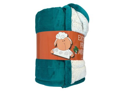 Deka mikrovlákno Ovce prošev petrolej (Varianta 150x200 cm)