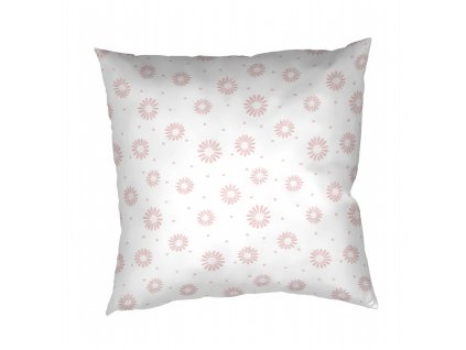 Povlak na polštář krep Anežka pudrová na bílém (Varianta 40x50 cm)