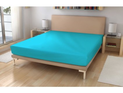 Prostěradlo froté č.22 tyrkysová (Velikost 90x200)