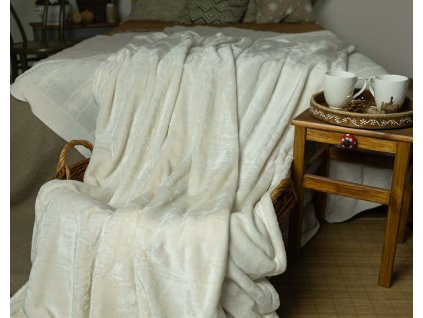 Deka MIKROFLANEL smetanová č.2 (Velikost 150x200)