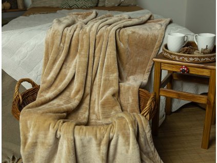 Deka MIKROFLANEL světle béžová č.10 (Velikost 150x200)
