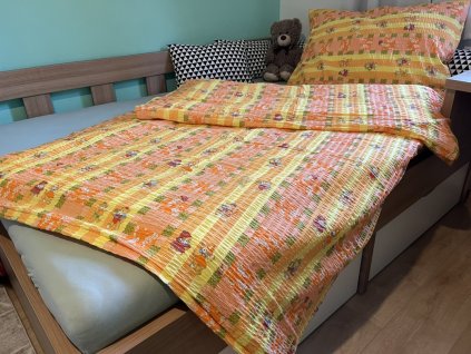 Povlečení krep Medvídci (Velikost 140x200 / 70x90)