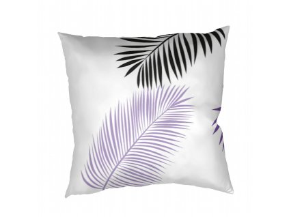 Povlak na polštář bavlna Peříčka fialová (Varianta 40x40 cm)