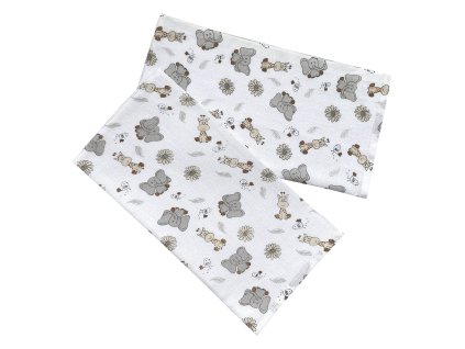 Plena 70x70 cm Zoo cream (balení 5 ks) (Varianta Látková plena 70x70 cm Zoo cream (balení 5 ks))