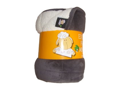 Deka mikrovlákno Ovce prošev antracit (Varianta 150x200 cm)