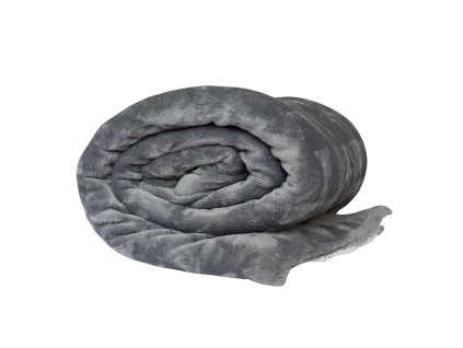 Deka beránek Triangles tmavě šedá (Varianta 150x200 cm)