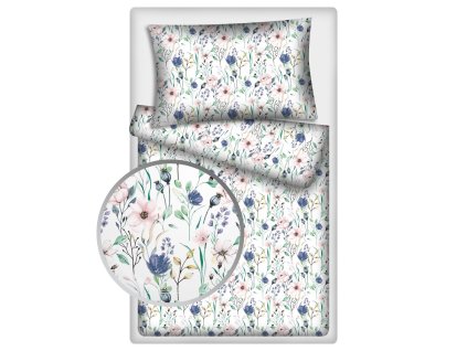 Povlečení bavlna 5752-17 (Velikost 140x200 / 70x90)