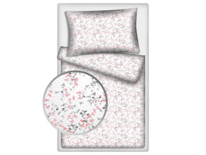 Povlečení bavlna 5752-19 (Velikost 140x200 / 70x90)