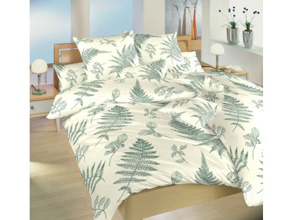 Povlečení flanel Kapradí banán (Varianta 140x200, 70x90 cm)