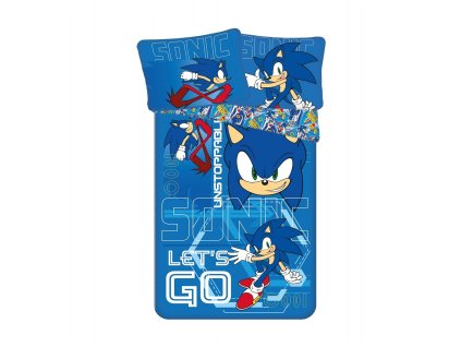 Povlečení Sonic Let's go (Varianta 140x200, 70x90 cm)