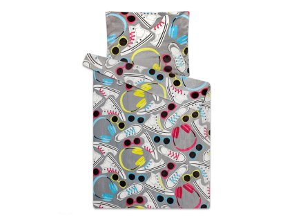 Povlečení mikroflanel Kecky (Varianta 140x200, 70x90 cm)