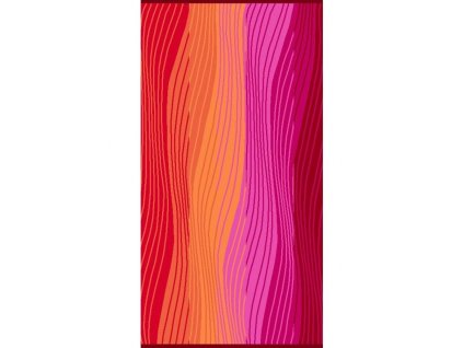 Plážová osuška Statico red (Barva Růžová, Červená, Oranžová)
