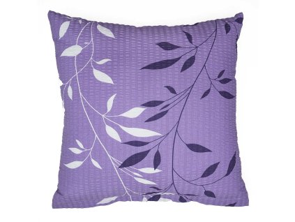 Povlak na polštář krep Mandevila fialová (Rozměr 40x40)