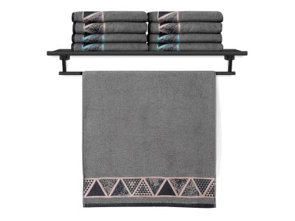 Ručník a osuška Terry Nordic VI. 500g/m2 (Barva Lososová, Rozměr ručníku 50x100)