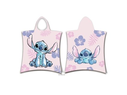 ponco lilo stitch pink1