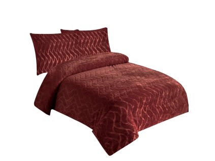 povleceni mikroflanel vlnka cihlova pozadi dadka vracov