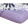 Froté prostěradlo fialová B (Rozměr 90x200)