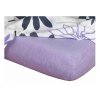 Froté prostěradlo fialová B (Rozměr 90x200)