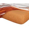Froté prostěradlo karamel B (Rozměr 90x200)