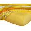 Froté prostěradlo tmavě žlutá B (Rozměr 90x200)
