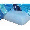 Froté prostěradlo140x200x20 světle modré Nestandard (Rozměr 140x200)