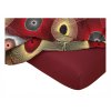 Jersey prostěradlo bordó C (Rozměr 90x200)