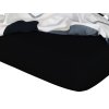 Jersey prostěradlo černá C (Rozměr 90x200)